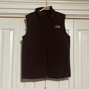 Men’s brown the north face vest